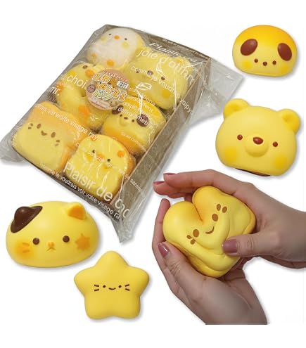 Amazon | ぷにゅぷにゅ スクイーズ 6個セット ぷにぷに むにむに